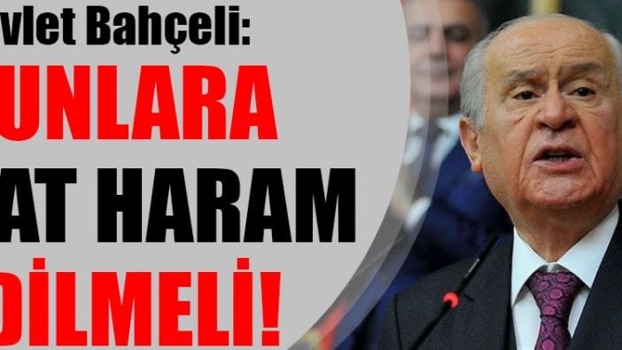 Devlet Bahçeli partisinin grup toplantısında konuştu