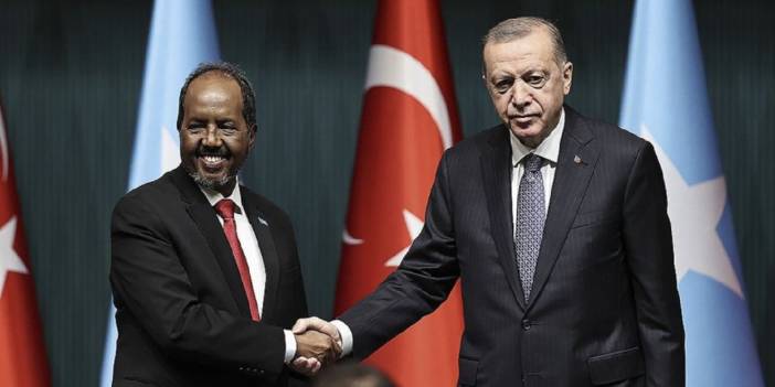 Erdoğan, Somali Cumhurbaşkanı Mahmud ile görüştü