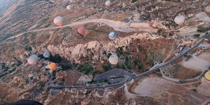 Kapadokya’da peri bacaları 'yol' için yıkılıyor