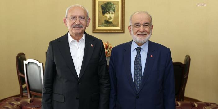 Kılıçdaroğlu, Karamollaoğlu ile bir araya geldi