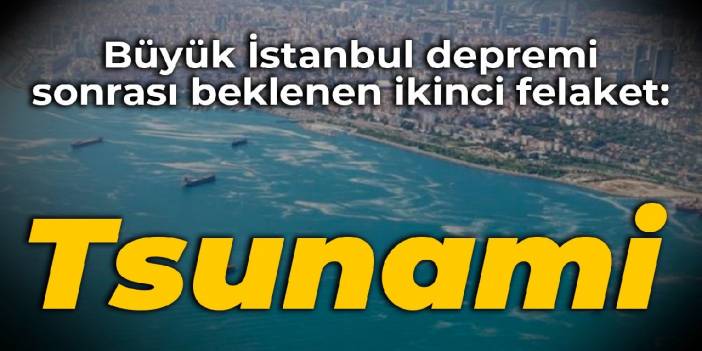 Büyük İstanbul depremi sonrası beklenen ikinci felaket: Tsunami