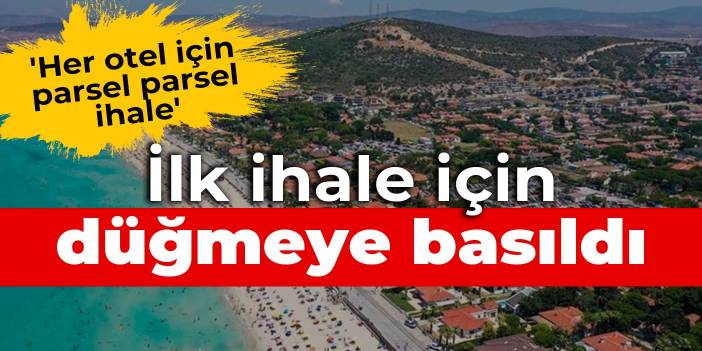 'Her otel için parsel parsel ihale'