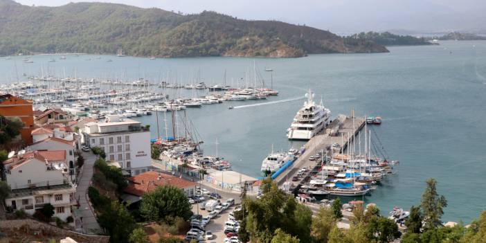 Lübnanlı milyarderin lüks yatı Fethiye'de