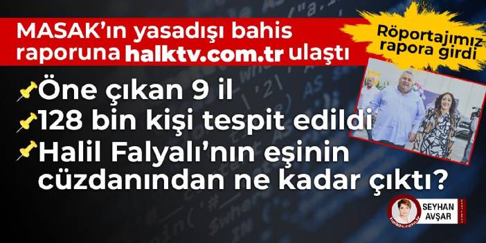 MASAK’ın yasadışı bahis raporuna halktv.com.tr ulaştı: Hüsnü Falyalı röportajımız rapora girdi