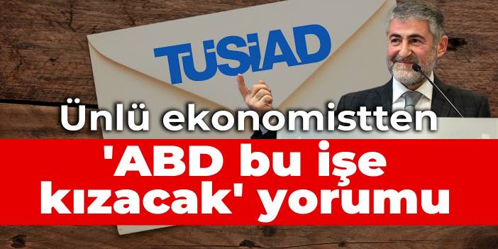 Ünlü ekonomistten 'ABD bu işe kızacak' yorumu