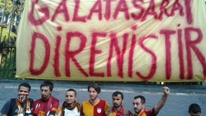 Galatasaray taraftar grubundan Adalet Yürüyüşü'ne katılım!