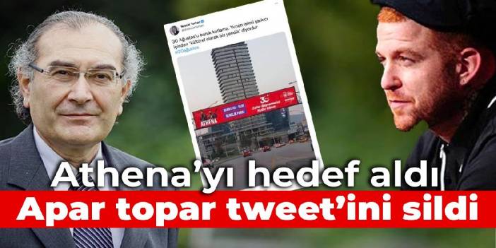 Athena'yı hedef alan Nevzat Tarhan apar topar tweet’ini sildi