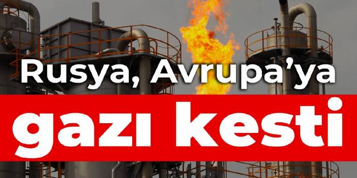 Rusya, Avrupa'ya gazı kesti