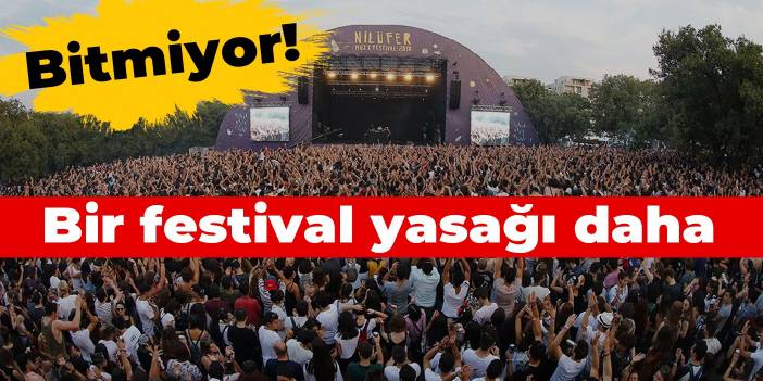 Nilüfer Müzik Festivali’nde içki ve konaklama yasağı!