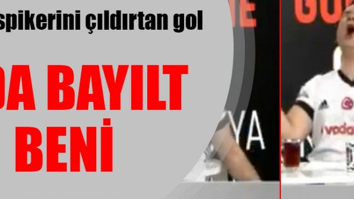 BJK TV spikerini çıldırtan gol