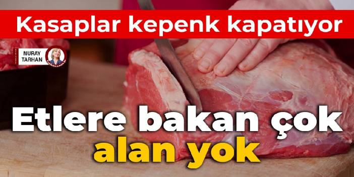 Etlere bakan çok, alan yok: Kasaplar kepenk kapatıyor