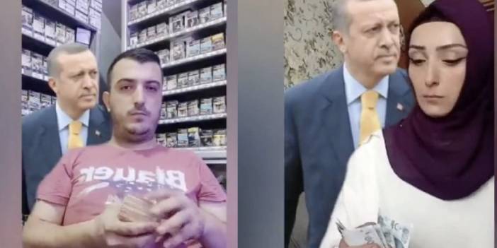 Erdoğan'ın fotoğrafını kullanarak para sayma videosu çekenlere soruşturma başlatıldı