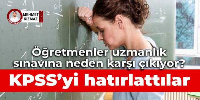 Uzmanlık sınavına karşı çıkan öğretmenler KPSS’yi hatırlattı