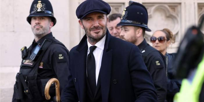 Beckham, Kraliçe Elizabeth'in naaşını görmek için kuyruğa girdi