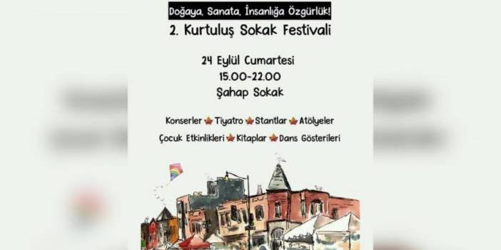 2'nci Kurtuluş Sokak Festivali, cumartesi günü yapılacak