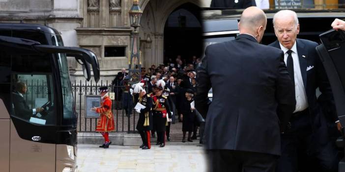 Elizabeth'in cenaze törenine damga vuran 'çifte standartlı' görüntü