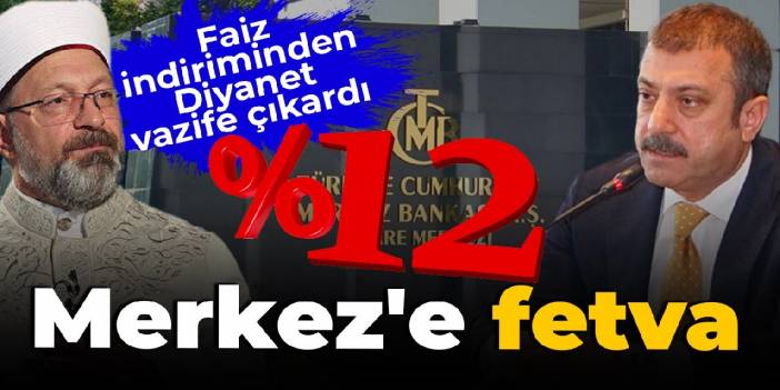 Merkez Bankası'nın indiriminden Diyanet vazife çıkardı: Merkez'e fetva