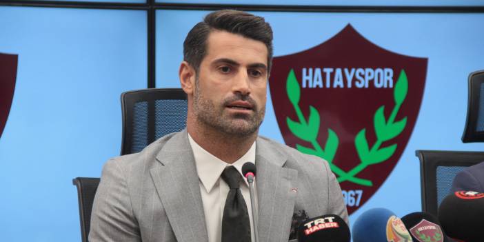 Hatayspor Teknik Direktörü Volkan Demirel: İlk 6 haftayı herkes unutsun