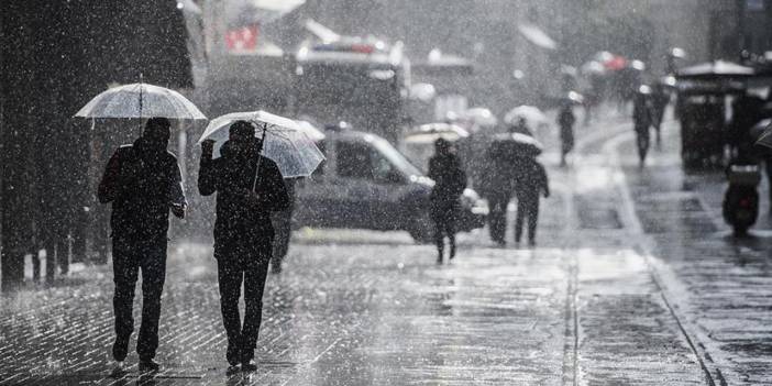 Meteoroloji'den 4 bölge için sağanak uyarısı