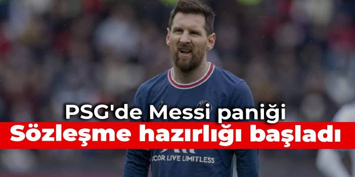 PSG'de Messi paniği: Sözleşme hazırlığı başladı