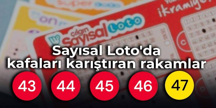 Sayısal Loto'da kafaları karıştıran tesadüf