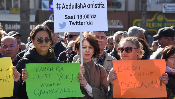 Çanakkale'de Abdullah Akın tepkisi: Atatürkçü Düşünce Derneği'nde eylem!