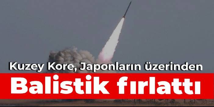 Kuzey Kore, Japonların üzerinden Balistik fırlattı