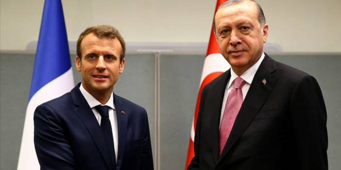 Erdoğan'dan Macron'a: Eşlerimiz anlaşıyor, biz anlaşamıyoruz