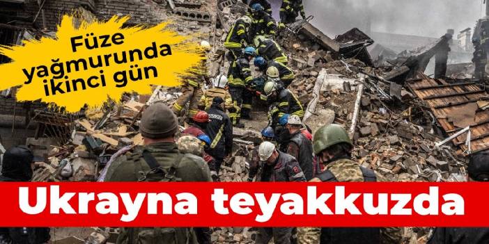 Füze yağmurunda ikinci gün: Ukrayna teyakkuzda