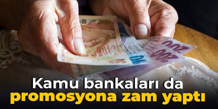 Kamu bankaları da promosyona zam yaptı