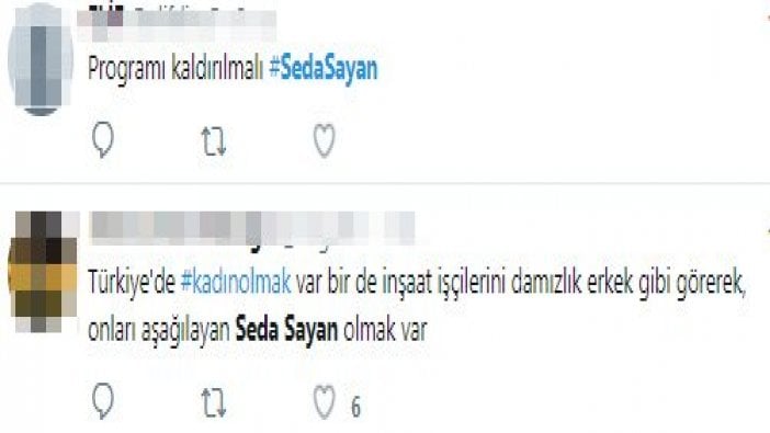 Seda Sayan'a tepkiler çığ gibi büyüyor