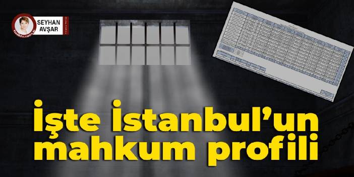 İşte İstanbul’un mahkum profili