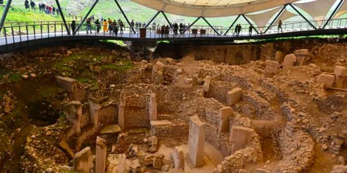 Göbeklitepe'de öğütme taşları bulundu