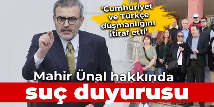 ADD'den Mahir Ünal hakkında suç duyurusu