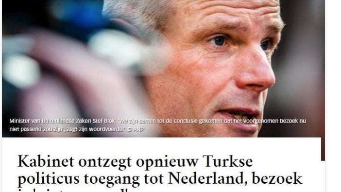 Hollanda ile yeni kriz! Ziyareti iptal ettiler