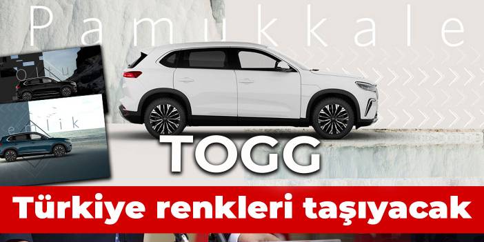 Togg'un renkleri belli oldu: Türkiye renklerini taşıyacak