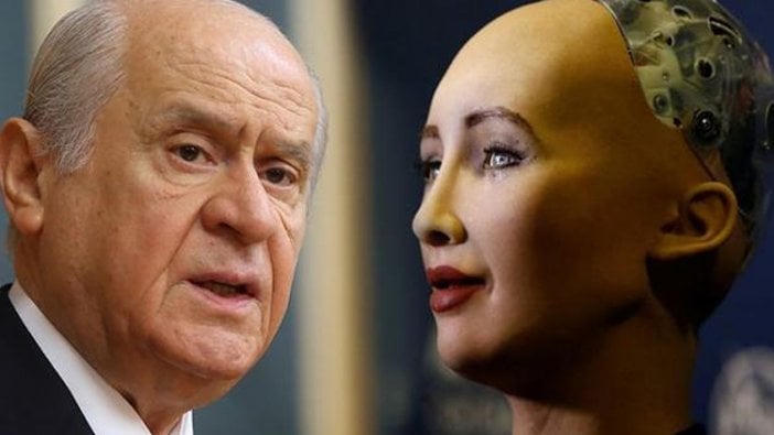 İnsansı robot Sophia'nın tasarımcısından Bahçeli'ye yanıt: Eğer yeterince cesursa...