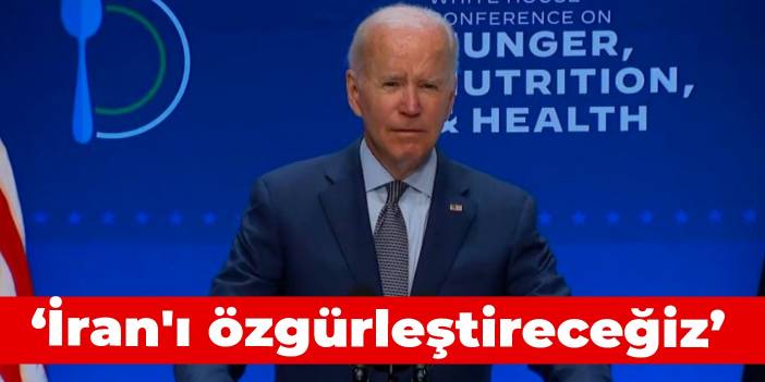 Biden: İran'ı özgürleştireceğiz