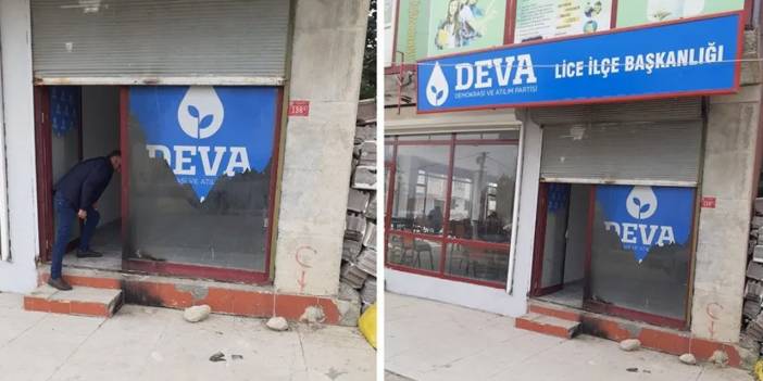 DEVA Partisi binasına molotoflu saldırı