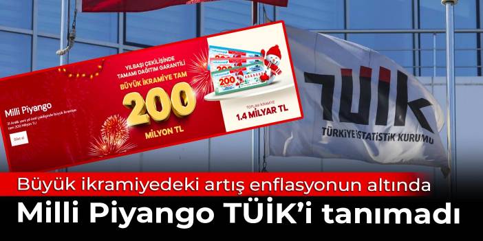 Büyük ikramiyedeki artış enflasyonun altında: Milli Piyango TÜİK’i tanımadı