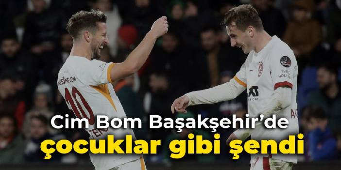 Cim Bom, Başakşehir’de çocuklar gibi şendi