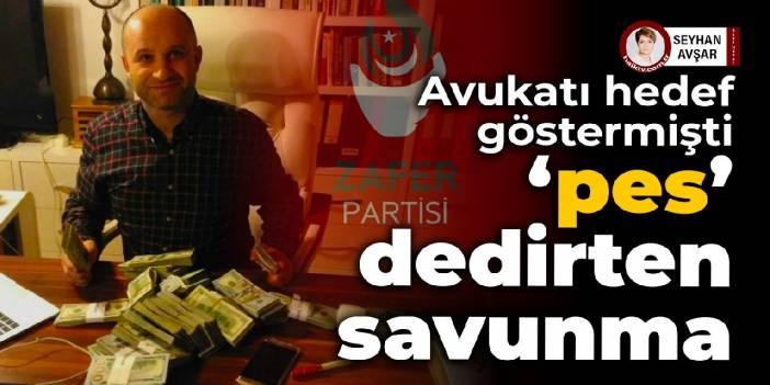 Avukat Jiyan Tosun'u hedef gösteren Zafer Partili Taşkaya'dan 'pes dedirten' savunma