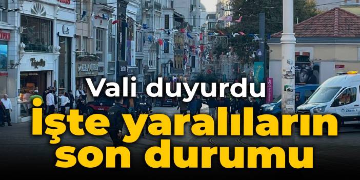 Vali Yerlikaya: 57 yaralımız taburcu oldu, 18 hastamız serviste, 6 hastamız yoğun bakımda