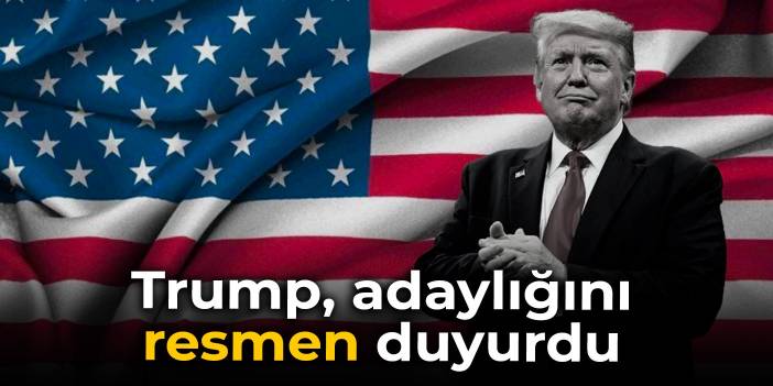 'Geri dönüş şimdi başlıyor' dedi... Trump, adaylığını resmen duyurdu