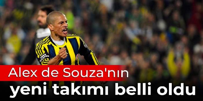 Alex de Souza'nın yeni takımı belli oldu