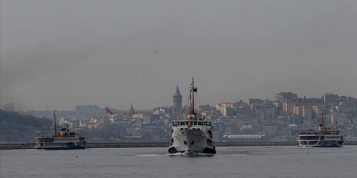 İstanbul'da deniz ulaşımına hava muhalefeti