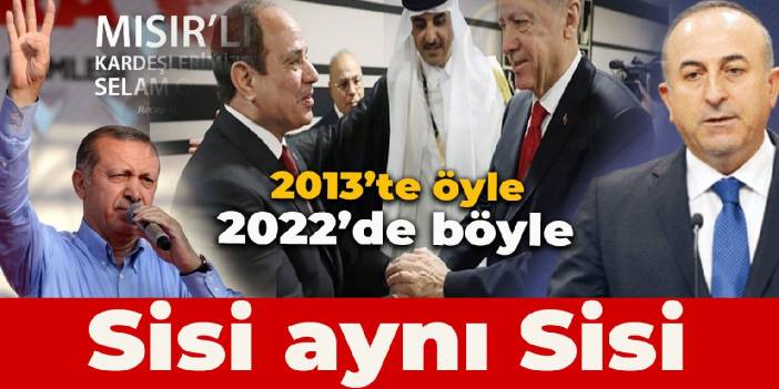 Erdoğan Sisi ile el sıkıştı, sosyal medya Erdoğan ve Çavuşoğlu'nu affetmedi