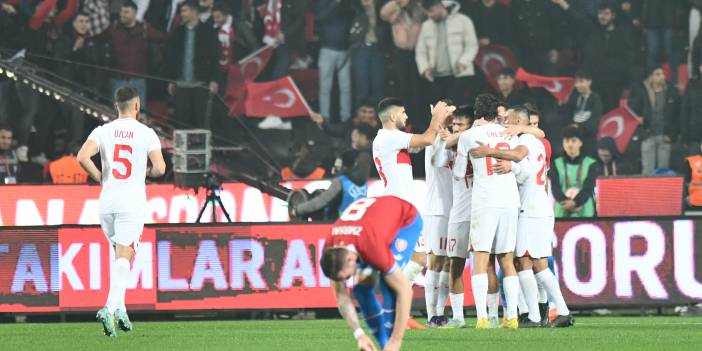 Çekya'yla hazırlık maçı: Türkiye sahadan galip ayrıldı