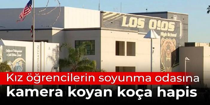 Kız öğrencilerin soyunma odasına kamera koyan koça hapis cezası