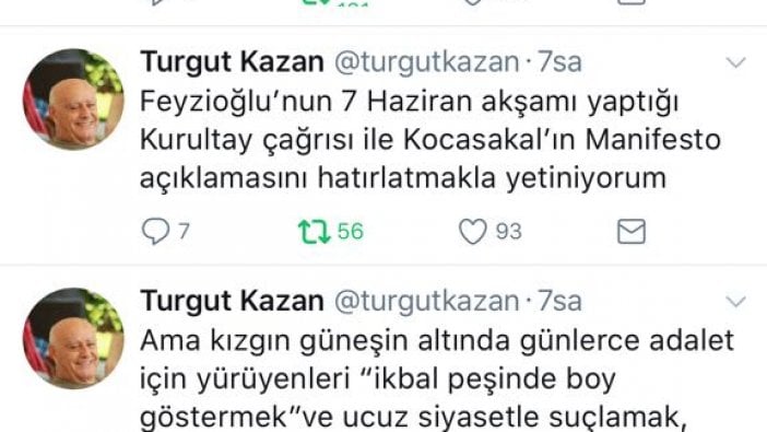 Kazan'dan Feyzioğlu ve Kocasakal'a sert eleştiriler! "Cumhurbaşkanlığı ve parti başkanlığı hayali kuruyorlar"